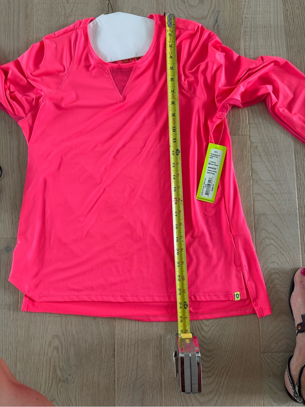Lucky in Love Hot Pink UV Long-Sleeve Women's Top - Picture 6 of 6